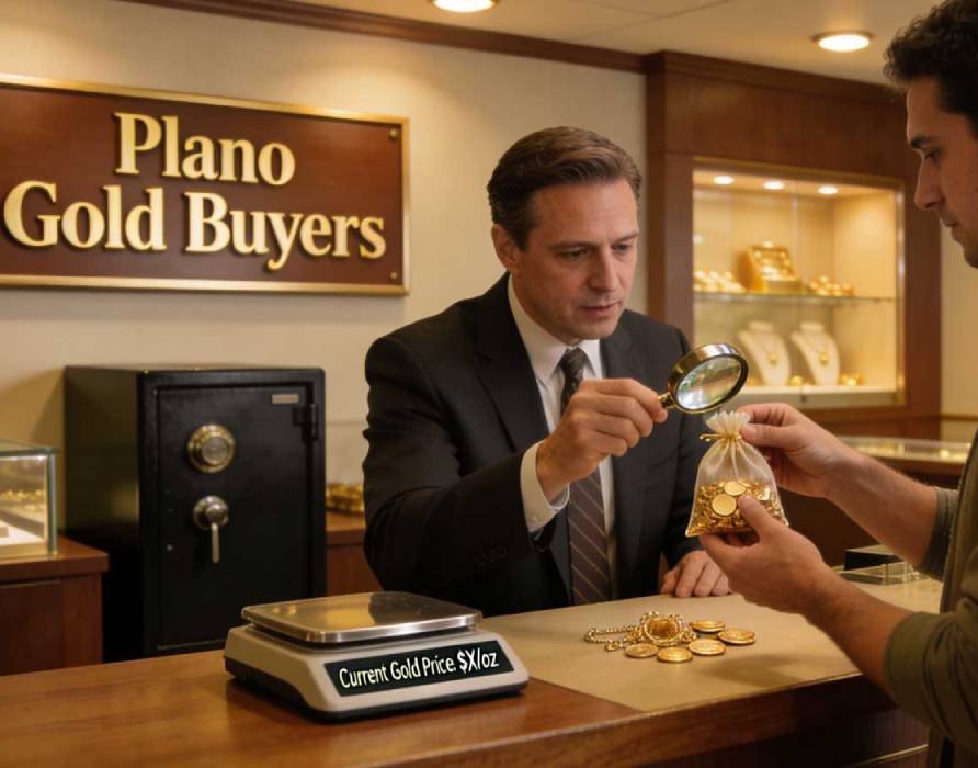 gold buyers of plano customer selling gold items